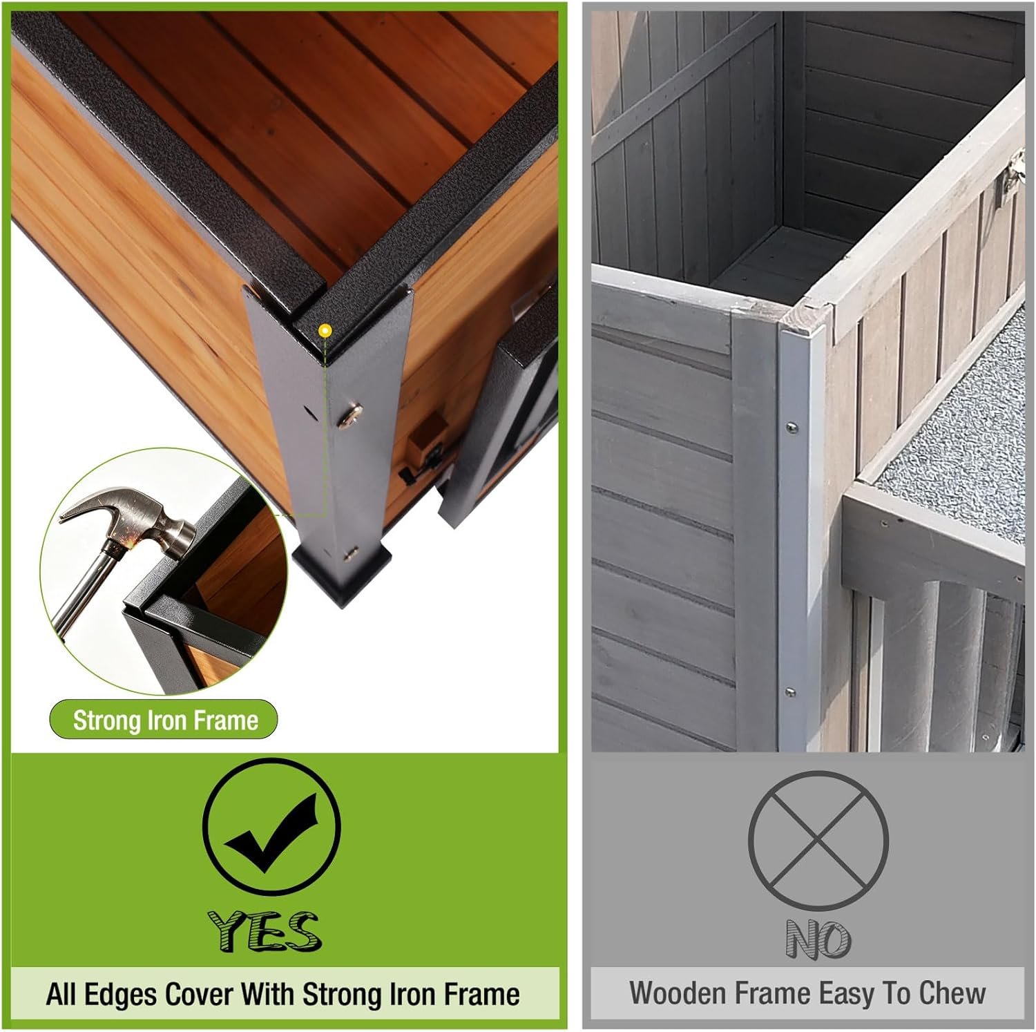 Weatherproof Dog House with Rotating Feeding Bowl - Image 5